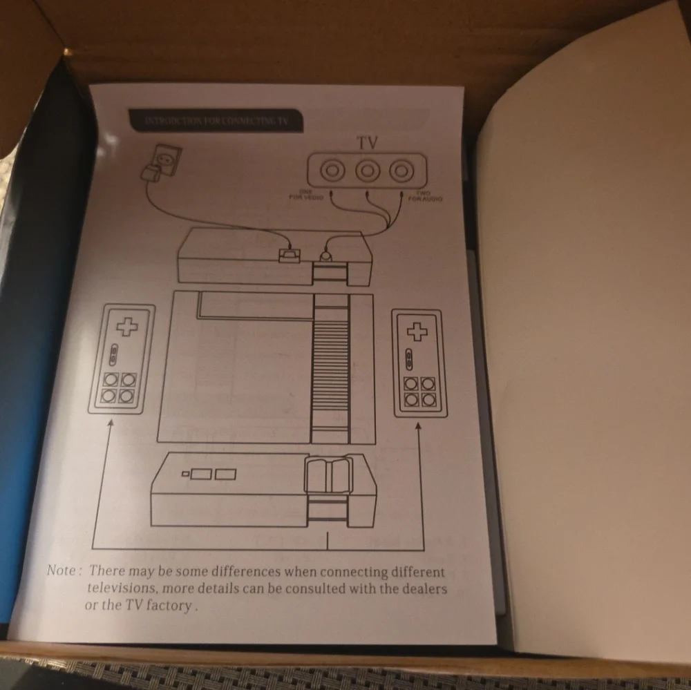 NIB Mini Game Anniversary Edition Entertainment System: 620 Classic Retro Games!